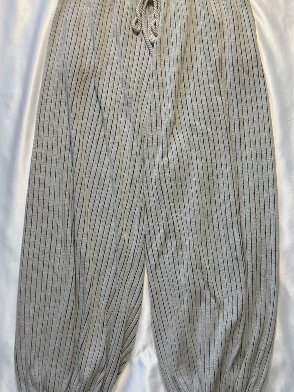 Intimately Free People Gray Striped Jogger Pants